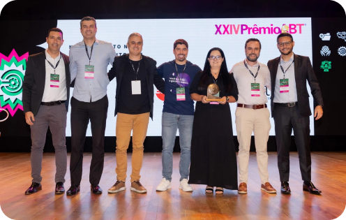 Troféu XXIV PrêmioABT conquistado pela Target Software